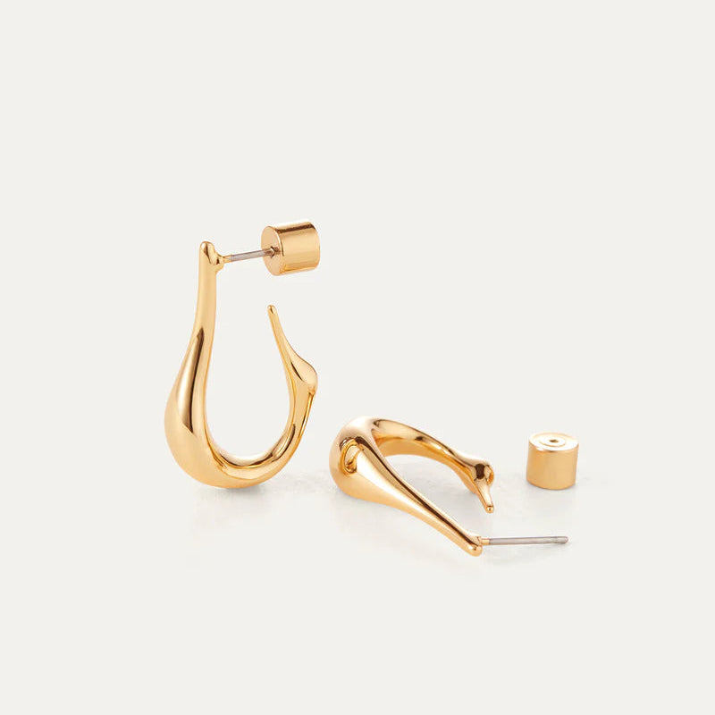 Jenny Bird Colette Hoop Earrings Small | Gold Plated
