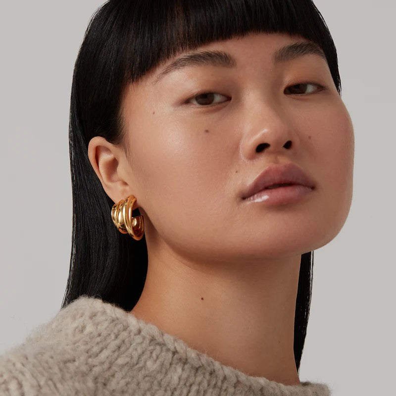 Jenny Bird   Leona Hoop Earrings | Gold Plated