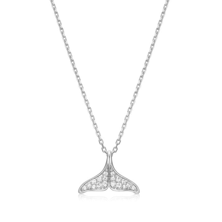 Monte Luna Whale Tail Necklace | Sterling Silver