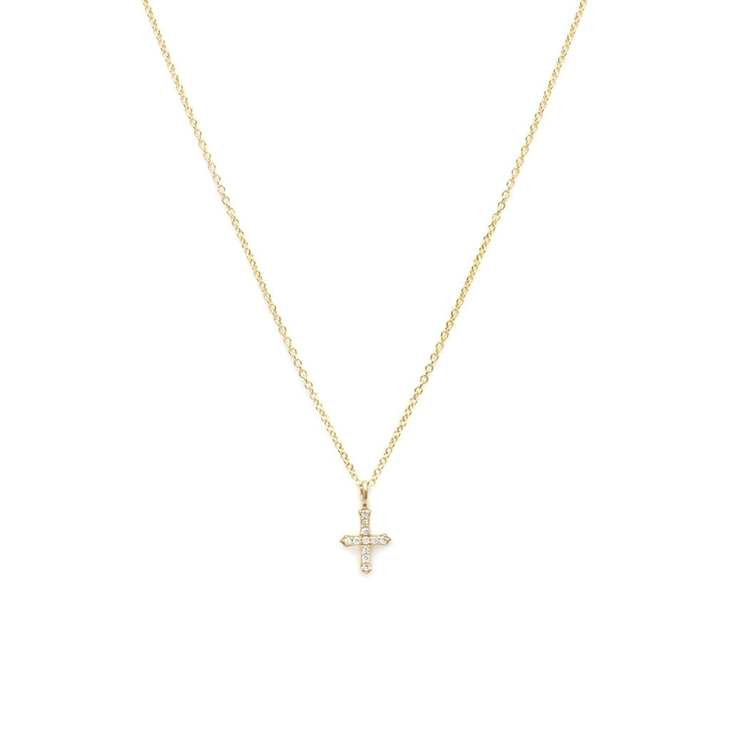 Leah Alexandra Cross Necklace | Gold Plated