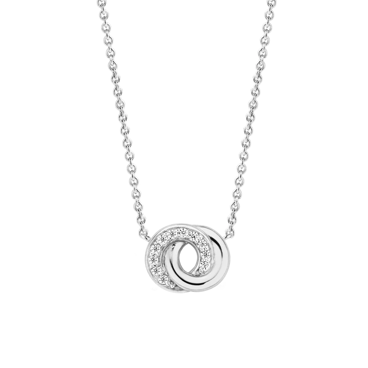 Ti Sento sterling silver connection necklace