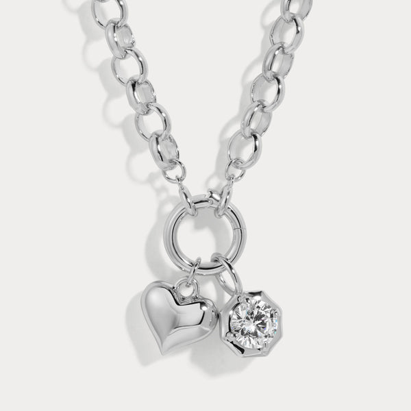 Lili Claspe Amara Charm Chain | Silver Plated