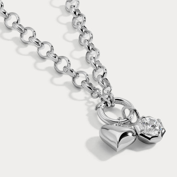 Lili Claspe Amara Charm Chain | Silver Plated