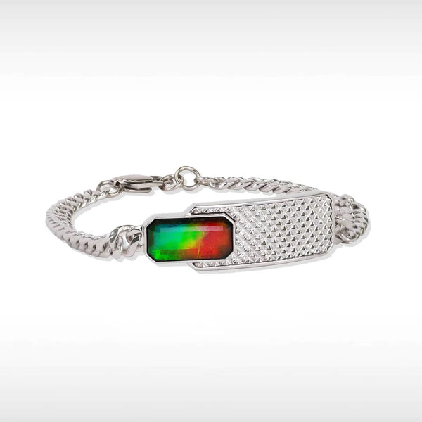 Korite Lunar Collection Ammolite Bracelet | Sterling Silver