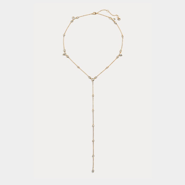Lili Claspe Aurora Lariat | Gold Plated