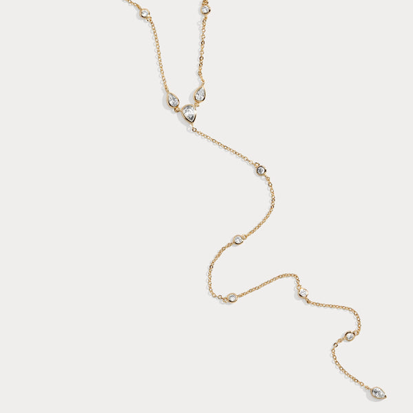 Lili Claspe Aurora Lariat | Gold Plated