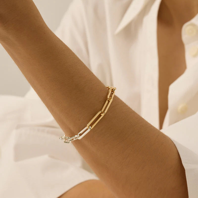 Jenny Bird Andi Slim Bracelet | Two Tone