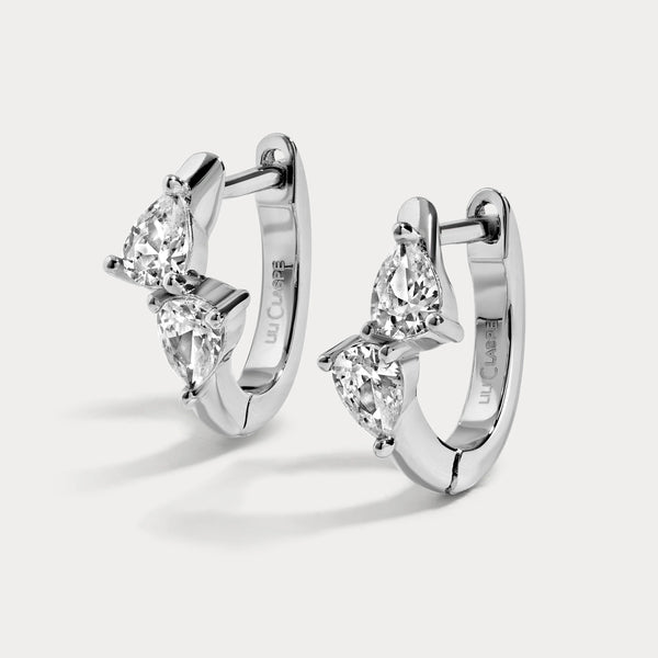 Lili Claspe Bryn Huggies | Silver Plated