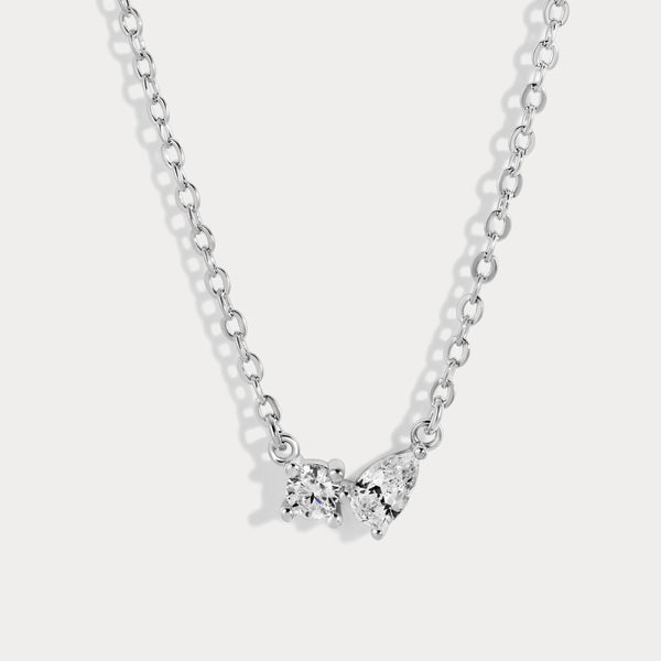 Lili Claspe Bryn Necklace | Silver Plated