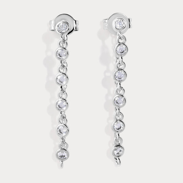 Lili Claspe Cici Ear Chain | Silver Plated
