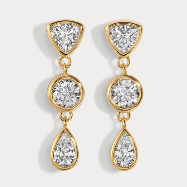 Lili Claspe Eraz Studs | Gold Plated