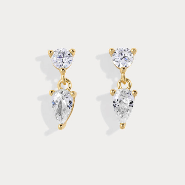 Lili Claspe Fran Studs | Gold Plated