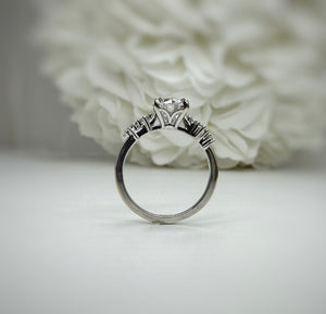 14k WG 1.65TW Lab Grown Diamond Engagement Ring