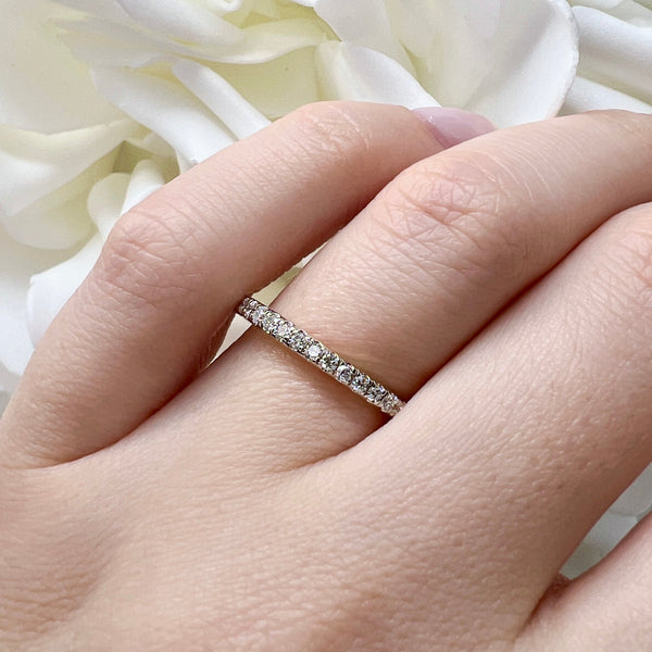 0.25 Total Carat Weight Lab Grown Diamond Anniversary Band | 10K Yellow Gold