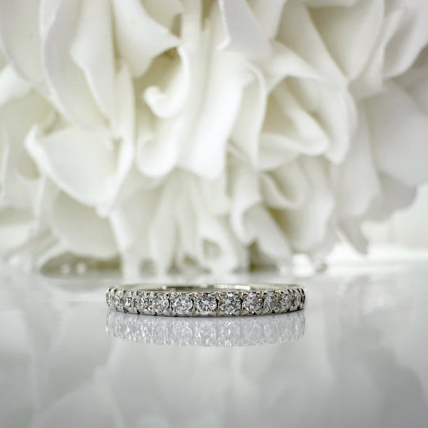 White gold Diamond wedding band 