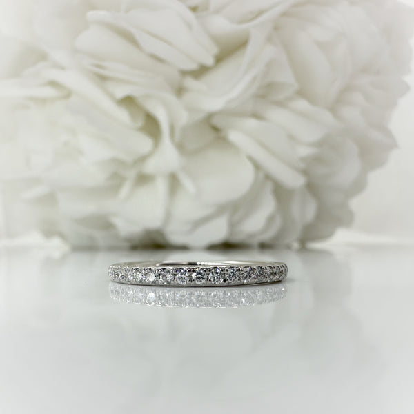 0.25 Total Carat Weight Lab Grown Diamond Anniversary Band | 10K White Gold