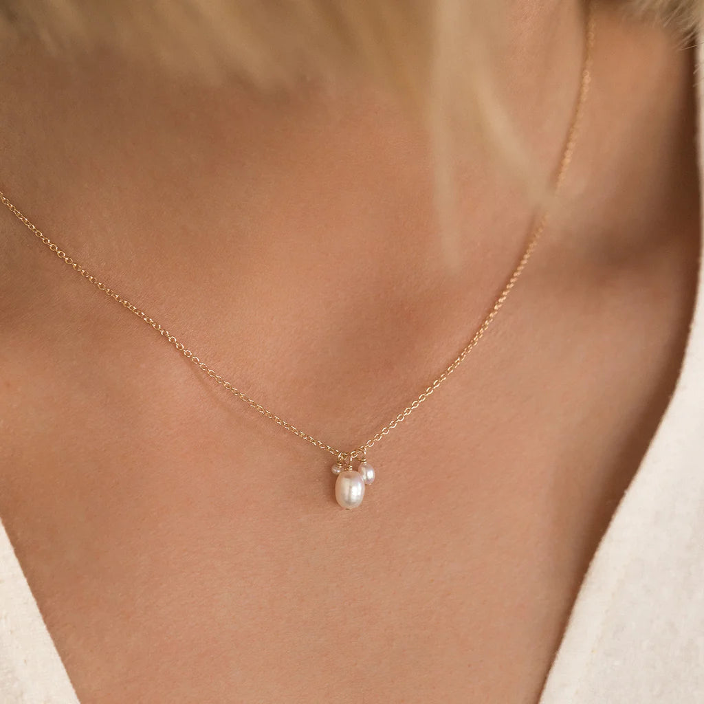 Leah Alexandra Isabel necklace - pearl