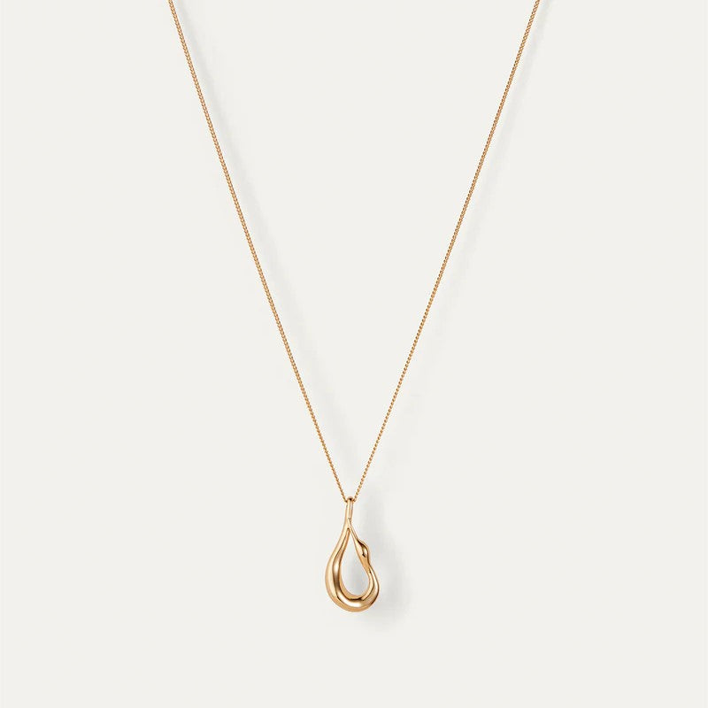 Jenny Bird Mini Egret Necklace | Gold Plated