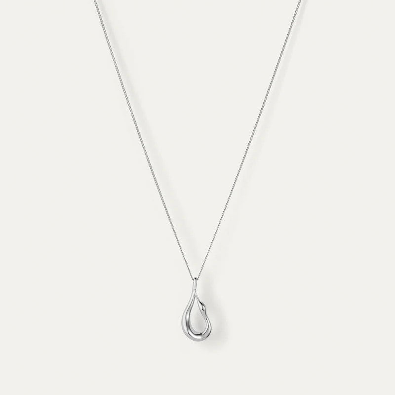 Jenny Bird Mini Egret Necklace | Silver