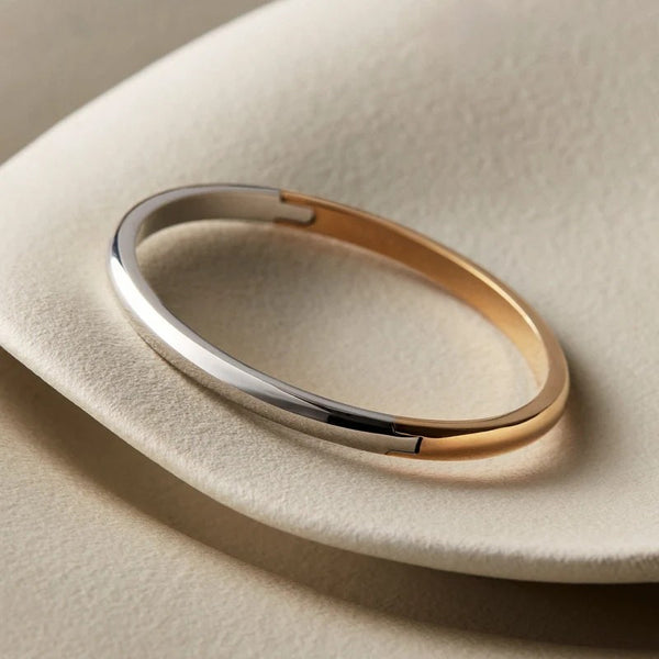 Jenny Bird Remi Bangle | Two Tone