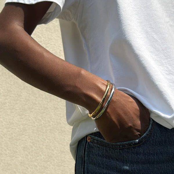 Jenny Bird Remi Bangle | Sterling Silver