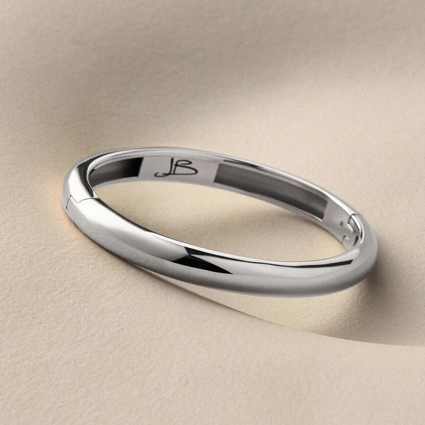 Jenny Bird Gia Bangle | Silver Plated