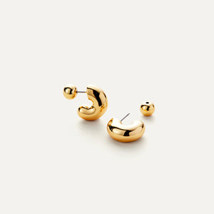 Jenny Bird Tome Hoops (Gold)