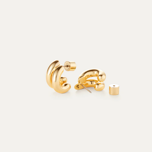 Jenny Bird Mini Florence Earrings | Gold Plated