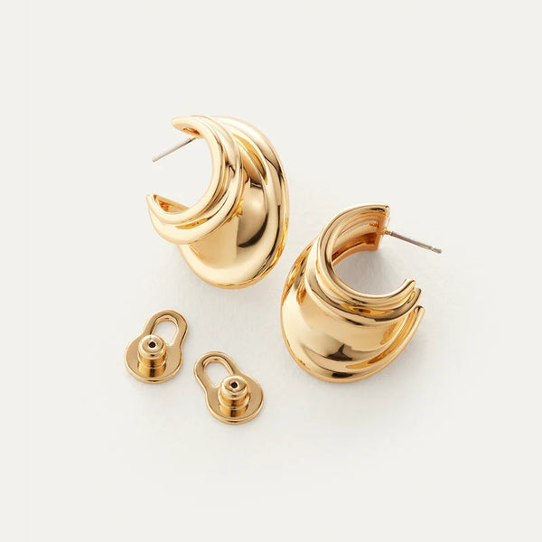 Jenny Bird   Leona Hoop Earrings | Gold Plated