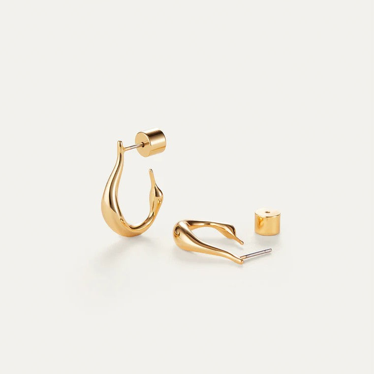 Jenny Bird Mini Colette Hoop Earrings | Gold Dipped