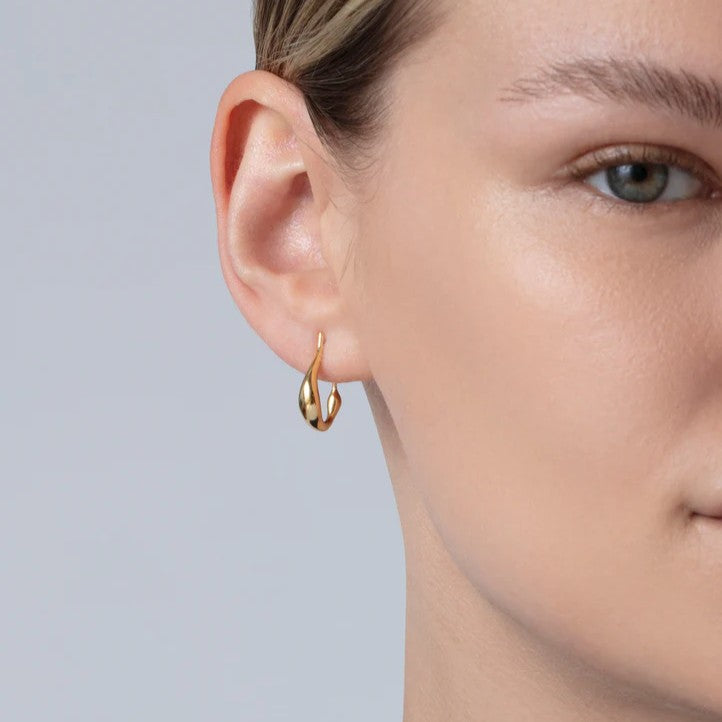 Jenny Bird Mini Colette Hoop Earrings | Gold Dipped