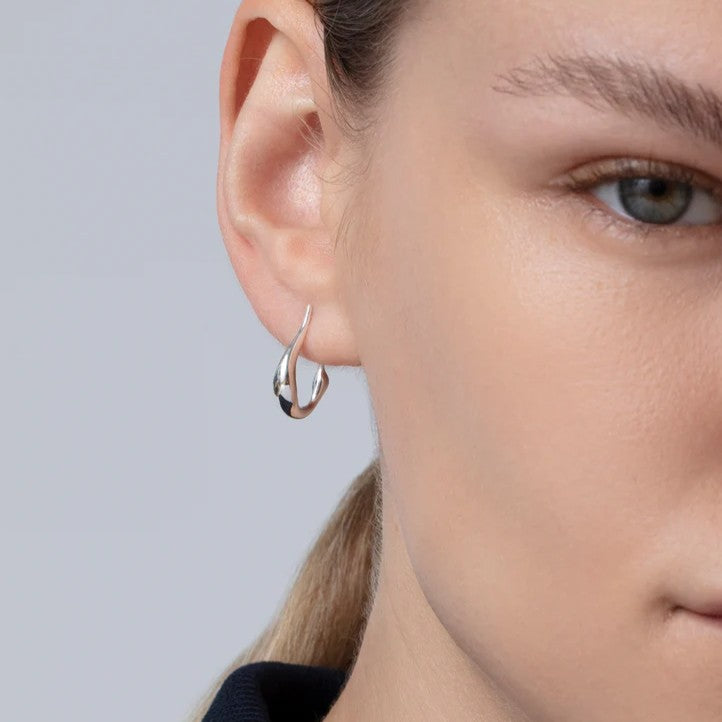 Jenny Bird Mini Colette Hoop Earrings | Silver Plated