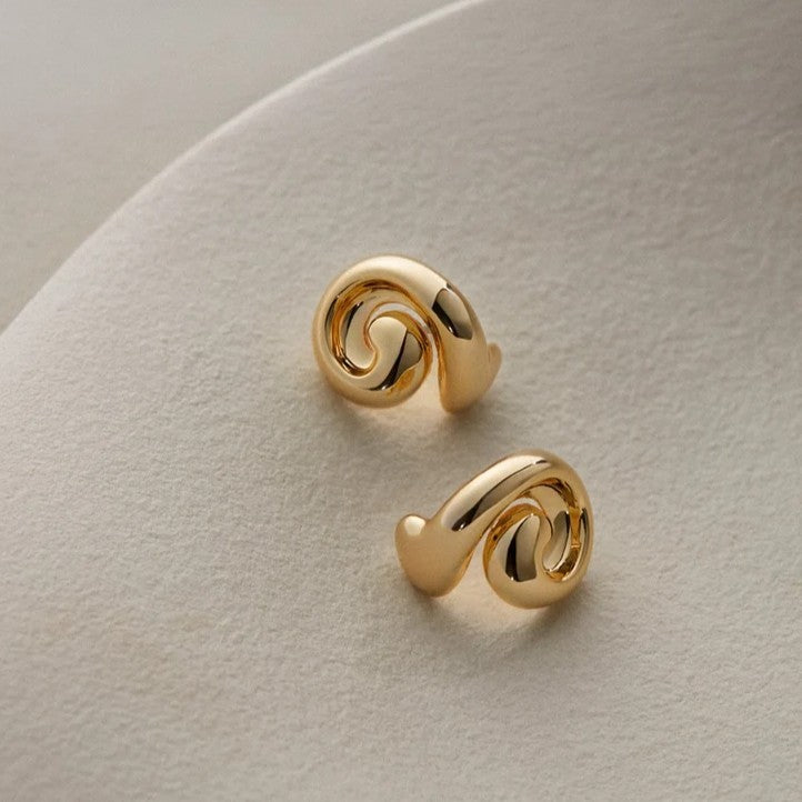 Jenny Bird Small Gio Earrings | Gold Dipped
