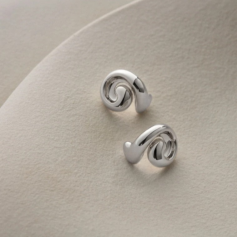 Jenny Bird Small Gio Earrings | Silver Dipped