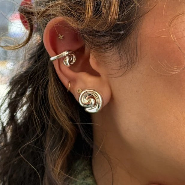 Jenny Bird Small Gio Earrings | Silver Dipped