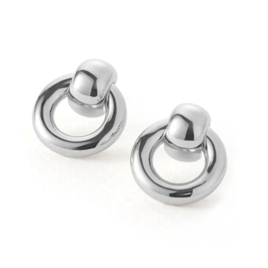 Jenny Bird Mini Puffy Faye Knockers | Silver Plated
