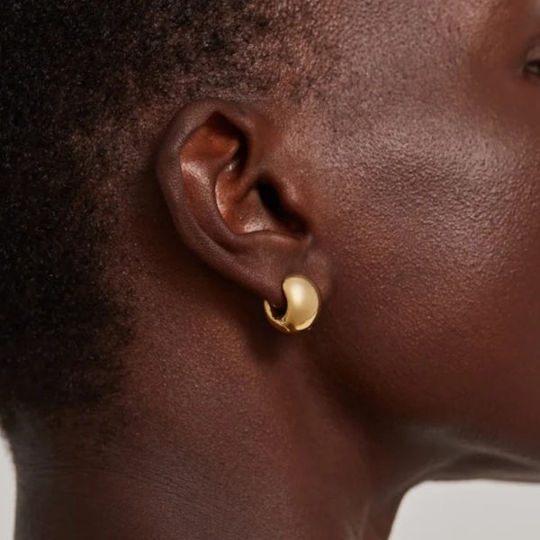 Jenny Bird Mini Gemma Hoop Earrings | Gold Plated