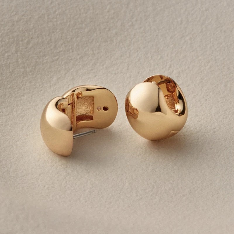 Jenny Bird Mini Gemma Hoop Earrings | Gold Plated