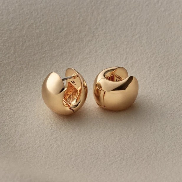 Jenny Bird Mini Gemma Hoop Earrings | Gold Plated
