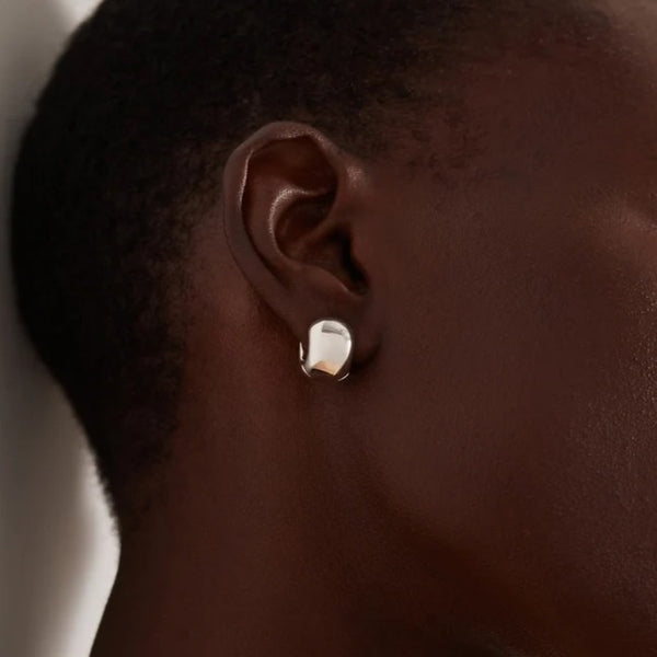 Jenny Bird Mini Gemma Hoop Earrings | Silver Plated