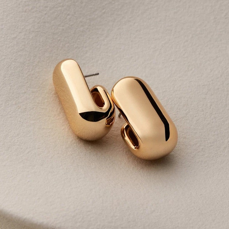 Jenny Bird Leon Earrings | Gold Plated