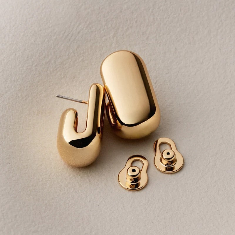Jenny Bird Leon Earrings | Gold Plated