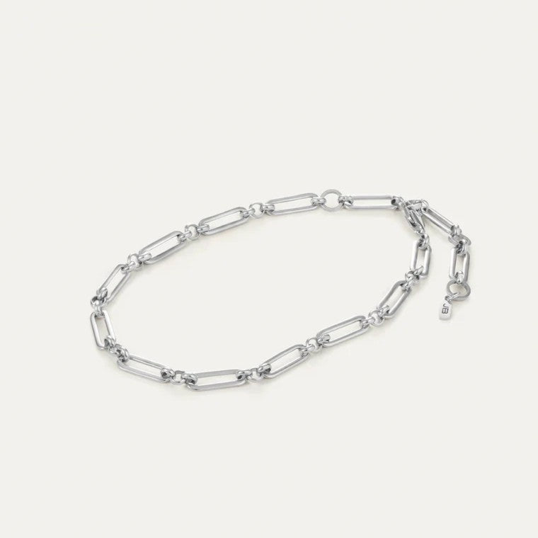 Jenny Bird Slim Mercer Anklet | Silver Plated