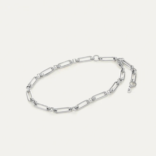 Jenny Bird Slim Mercer Anklet | Silver Plated