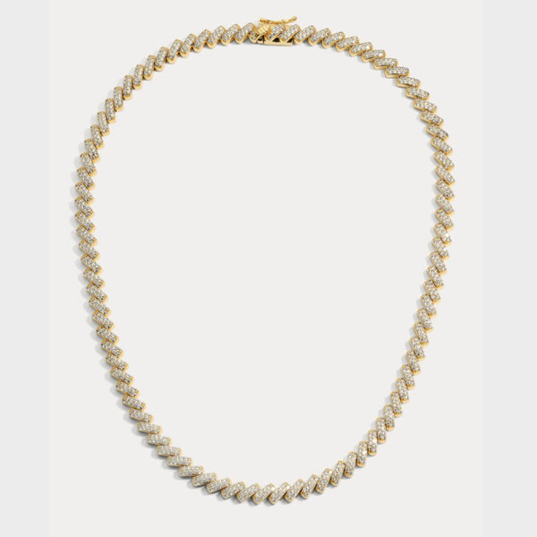 Lili Claspe Lyra Pavé Chain | Gold Plated