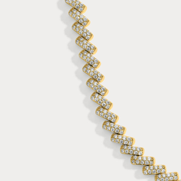 Lili Claspe Lyra Pavé Chain | Gold Plated