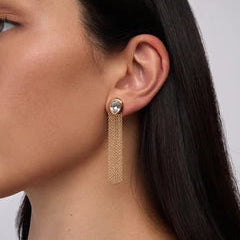 Lili Claspe Paloma Fringe Earrings| Gold