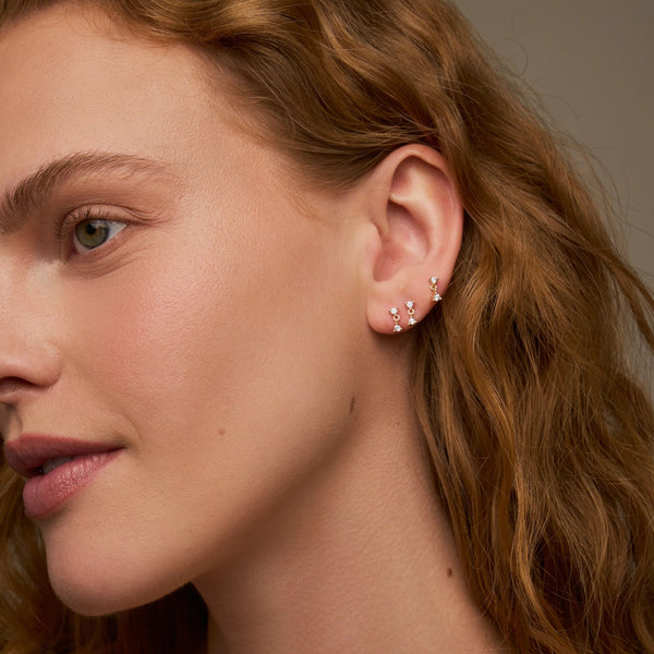 Lili Claspe Franny Studs | Gold Plated