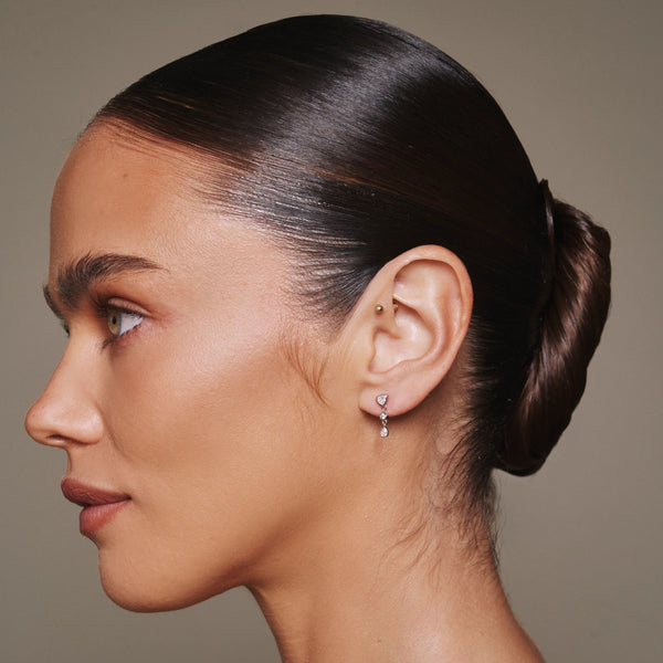 Lili Claspe Small Eraz Studs | Silver Plated