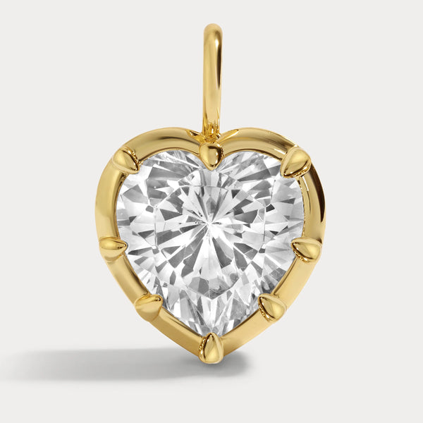 Lili Claspe Mara Heart Charm | Gold Plated